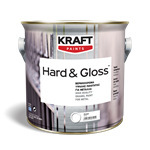 Kraft Hard & Gloss Βερνικόχρωμα Υψηλής Ποιότητας για Μέταλλα Λευκό 750ml