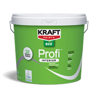 Kraft Eco Profi Interior Οικολογικό Πλαστικό Χρώμα Εσωτερικής Χρήσης Λευκό 750ml