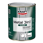 Kraft Metal 3in1 Classic Αντισκωριακό Χρώµα Μετάλλων Λευκό 2.5L