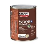 Kraft Wood Shield Ακρυλικό Βερνίκι Εμποτισμού Πολυουρεθάνης Νερού 106 Καστανιά Σατινέ 750ml
