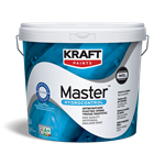 Kraft Master Hydrocontrol Πλαστικό Χρώμα Υψηλής Ποιότητας Αντιμυκητιακό Λευκό 750ml